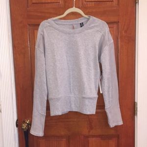 Gray yoga sweatshirt!